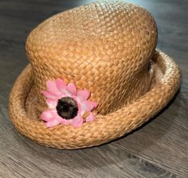 vintage hand woven Renoma Straw hat