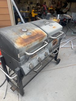 Expert Grill Dual Propane/Charocal Grill