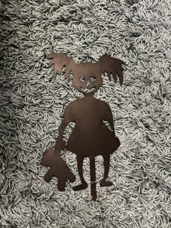 Halloween Decorations Scary Girl Metal Stands