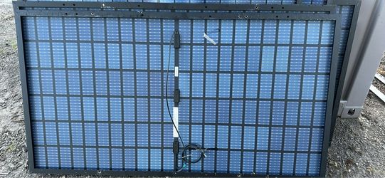 Bifacial solar panels