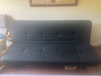 Ikea Black Futon sofa