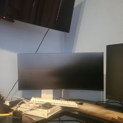 32in Alienware 1440p ips ultrawide curved monitor