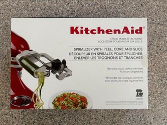 Kitchen Aid 5 Blade Spiralizer with Peel, Core and Slice