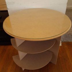 Bedroom Living Room Round Table With Crystal Night 