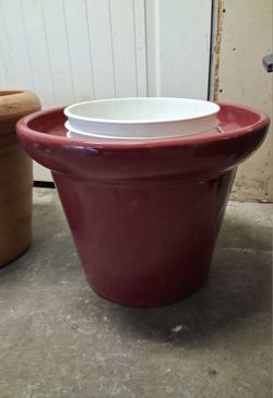 Glazed planter pot maceta 