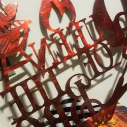 Metal Sign Queen Of The BBQ