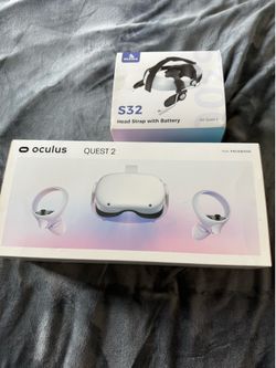 Meta Oculus Quest 2 256gb Model with Headstrap with Battery