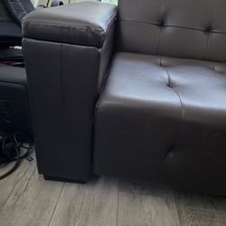 Leather Couch Sofa