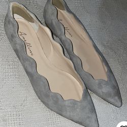 Avellini Gray Flats Size7