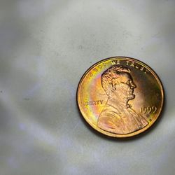 1999 DDR Penny Coin w/ Toning