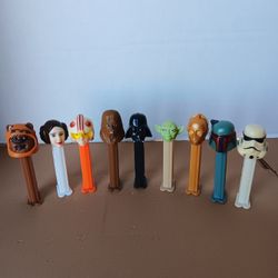 Star wars pez Dispenser set of 9