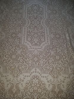 Beautiful lace table cloth