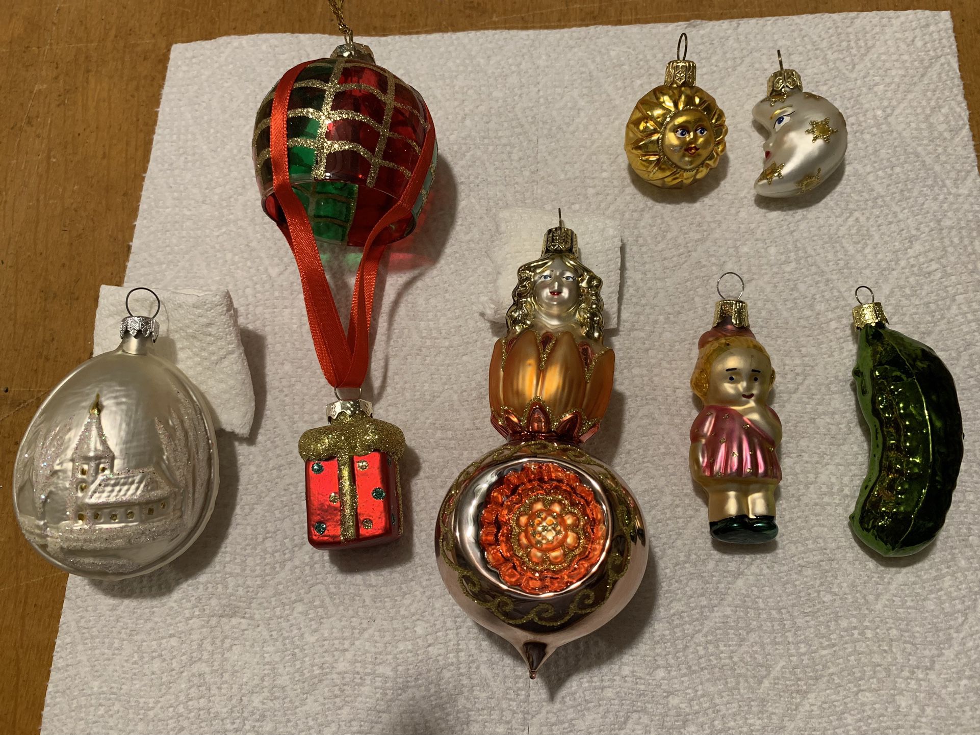 Vintage Collection Of Glass Ornaments