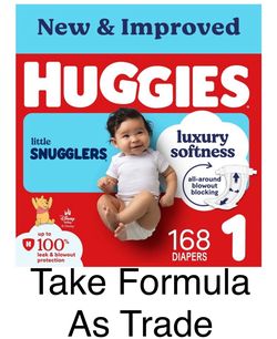 Huggies Size 1 Little Snugglers Diapers Pañales