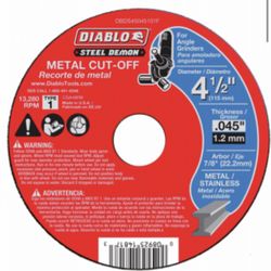 Diablo Cutting Wheels 4 1/2 (5pack)