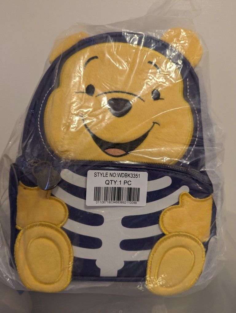 NWT Pooh Skeleton Loungefly Backpack
