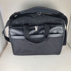 Briefcase Laptop Case Nylon Soft Carrying Multi Pocket Bag