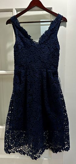 Navy Blue Sleeveless Dress