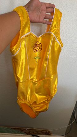 Belle beauty and the beast leotard. Size 14 in girls