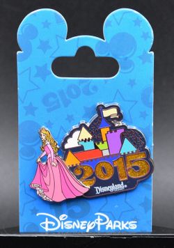 Disney Sleeping Beauty Castle Aurora 2015 DLR Pin (C4)