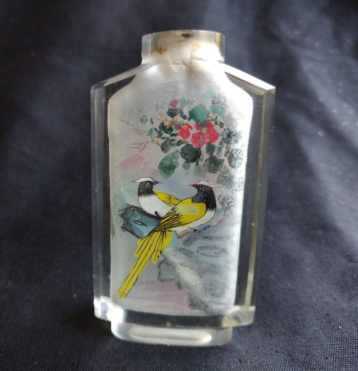 Chinese antique painting bottle