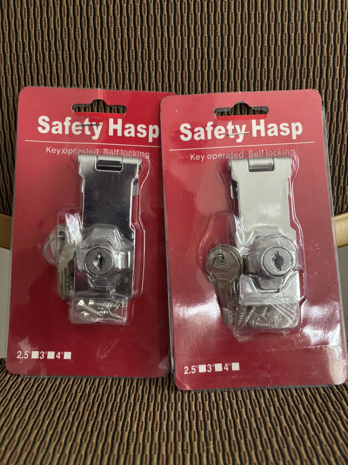 2 Pack Safety Hasp Locks
