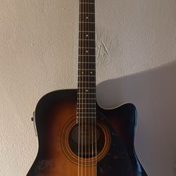 Yamaha acoustic-electric guitar