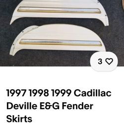 1(contact info removed) 1999 Cadillac Deville E&G Fender Skirts