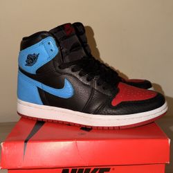 Jordan 1 Blue& Gym Red WMNS 6 