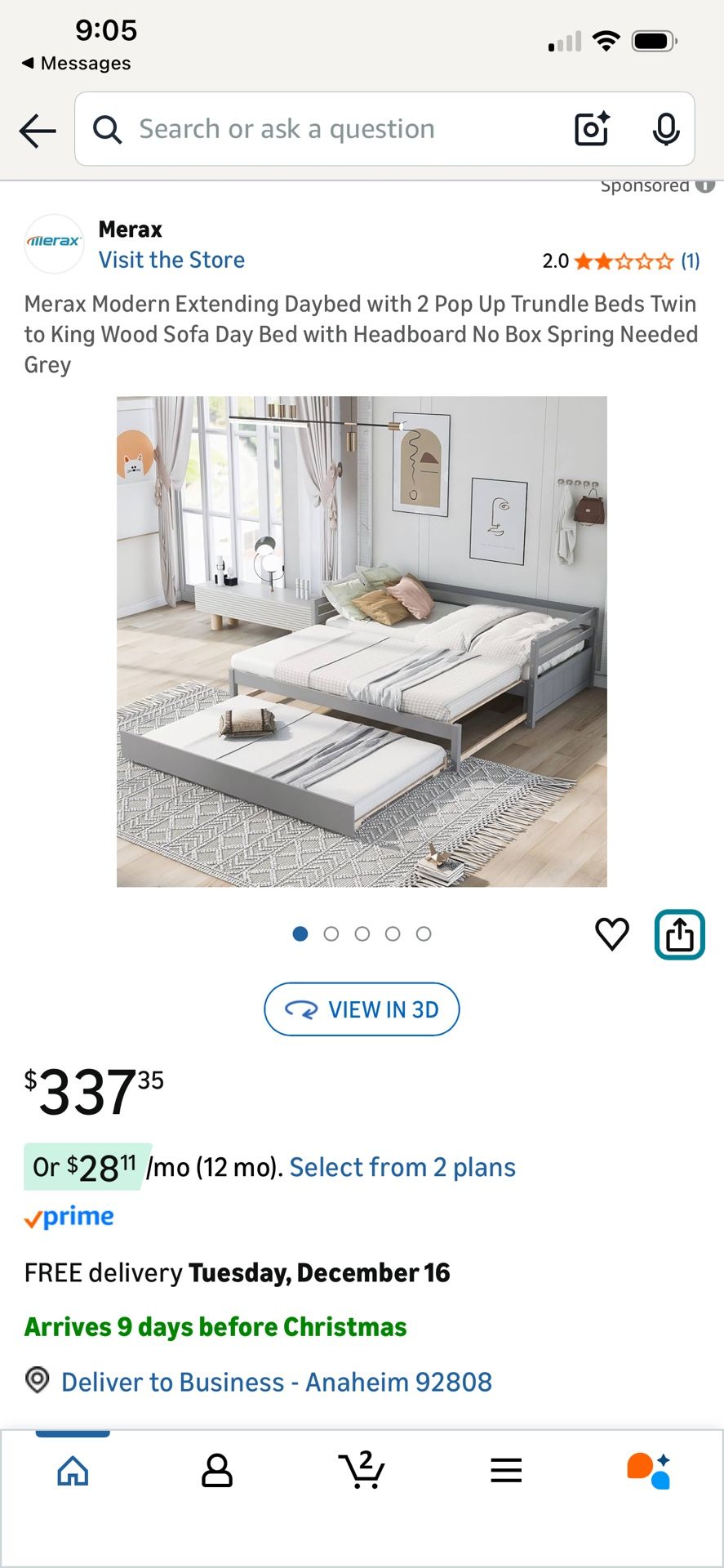 Twin To King Bed With 2 Pop Up Trundle Beds