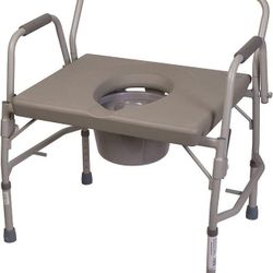 500 Pound Weight Capacity Portable Toilet Comode