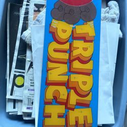 Triple Punch Arcade Video Game Marquee Sign 
