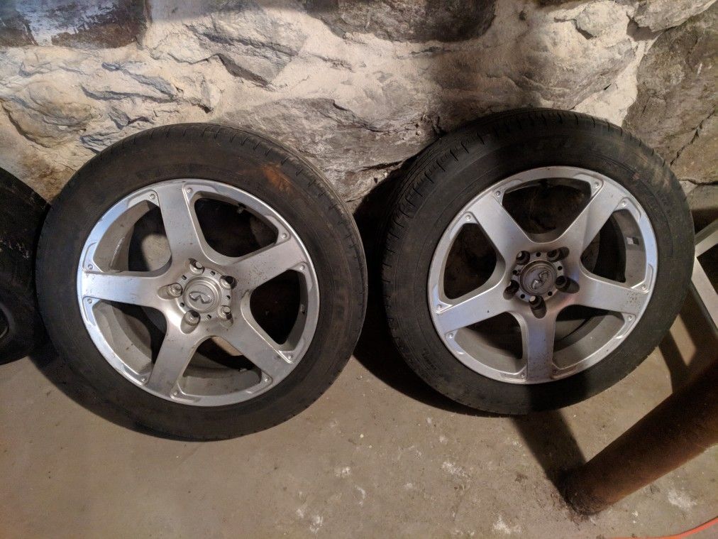 04 G35 stock rims and tires