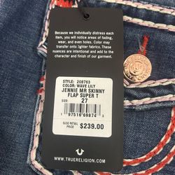 True Religion Jeans Curvy Skinny Size 27