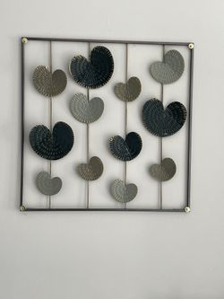 Metal Heart Wall Art 