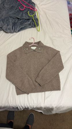 Zara Girl’s Embelished Pullover Sweater size 11-12