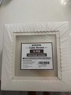 Cake boxes