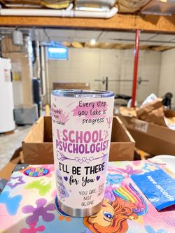 School Psychologist insulated tumbler