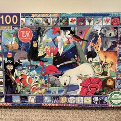 100 Piece Natural Science Puzzle 