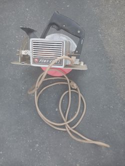 Vintage Power Kraft Circular Saw