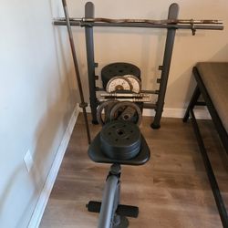 Gym Bench Curl Wieghts 
