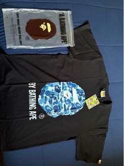 BAPE BLUE SHORT SLEEVE SHIRT