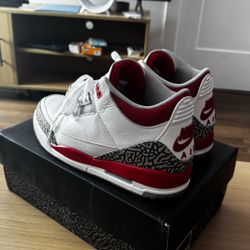 Fire Red Jordan 3s