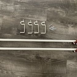 Set Of Two Boy’s Sports Curtain Rods