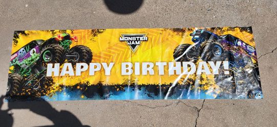 Monsterjam Birthday baner