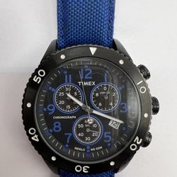 Timex Watch Pre Owned Model T2N086 Men's Indiglo WR 100m