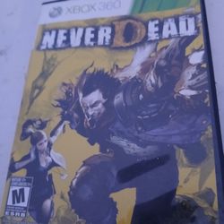 Xbox 360 Never Dead Video Game