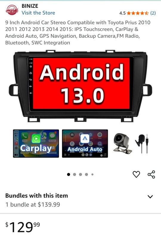 Toyota Prius Smart Stereo