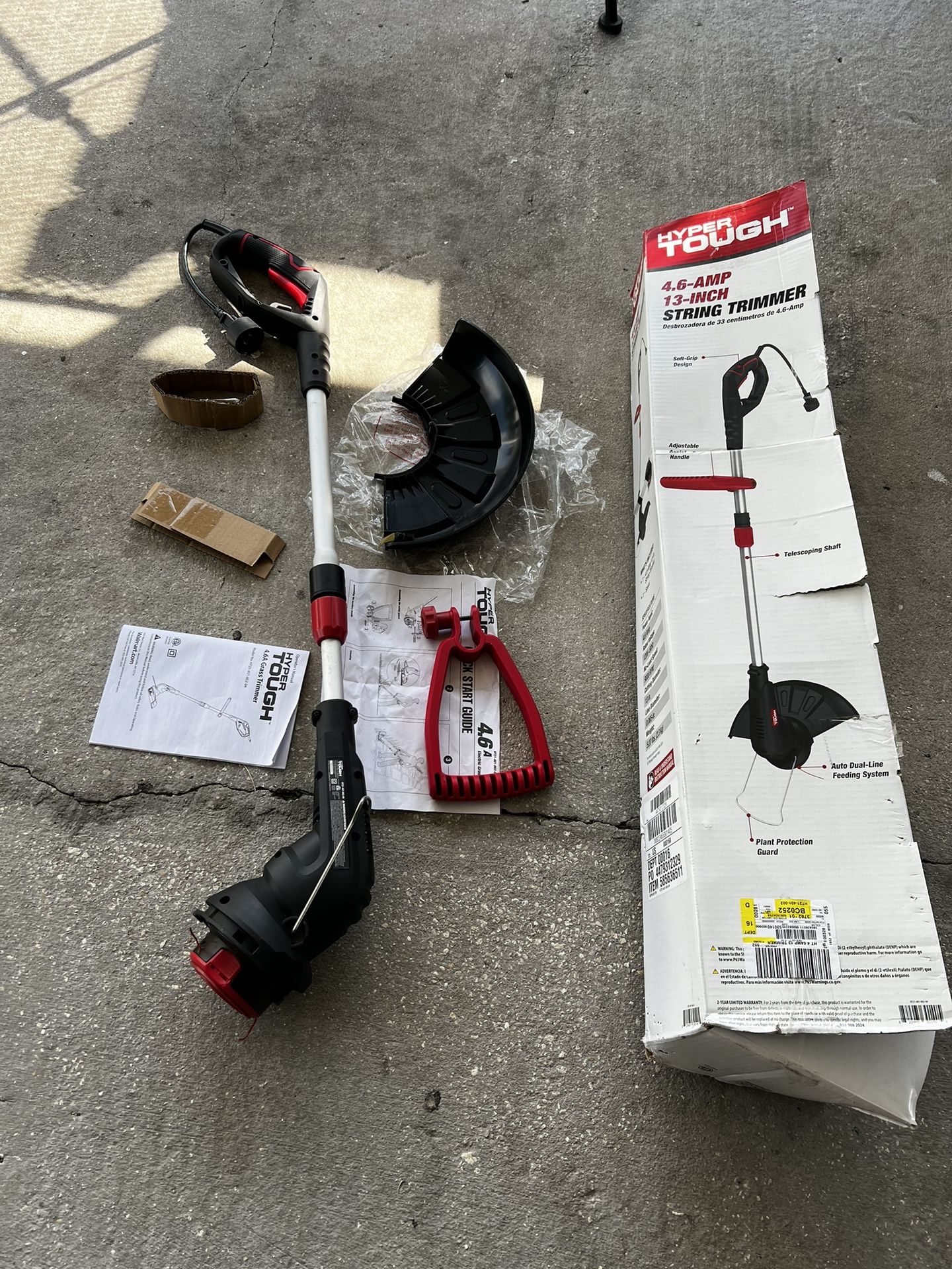 WEED EATER Electric String Trimmer “LIKE NEW , “I ONLY USED IT ONCE” ( THE FIRST PERSON TO COME WILL BE TO BE SERVED )