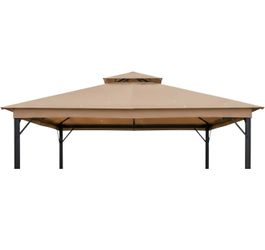 10x10 Gazebo Replacement Canopy Top, Beige